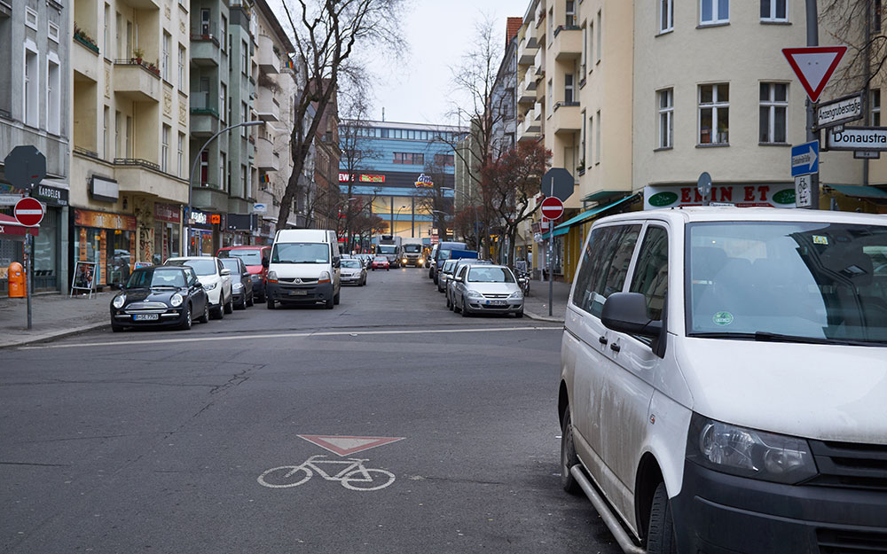 Fotomontage: Vorschlag Ausfahrt Anzengruberstraße.