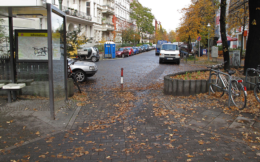 Foto: Radweg Tempelherrenstraße.